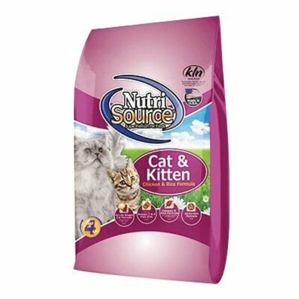 Nutri Source NutriSource 644658 Cat Food, Chicken, Rice Flavor, 6.6 lb 22300